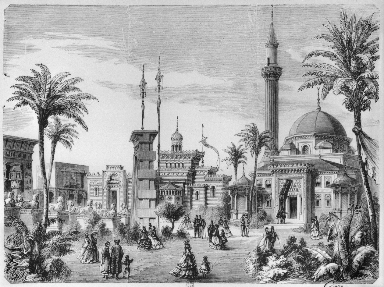 The Foreign and Eastern sections of the Universal Exhibition at the Champ-de-Mars in Paris by Aristide Delannoy