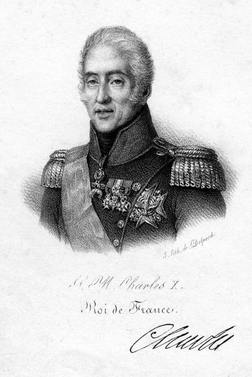 Charles X, King of France, 19th century by Delpech