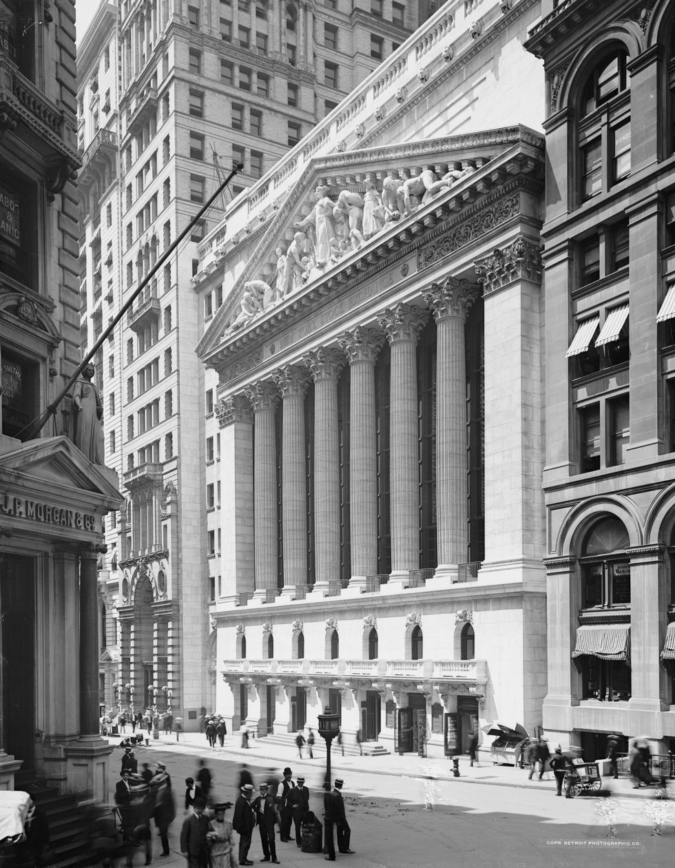 New York Stock Exchange, N.Y. by Detroit Publishing Co.