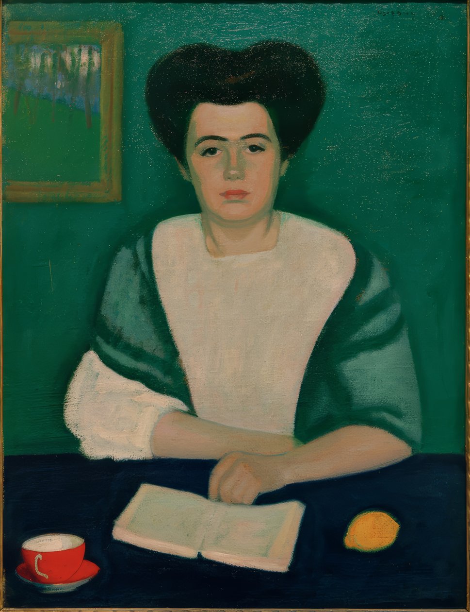 Portrait of Irén Jakab by Dezso Czigany