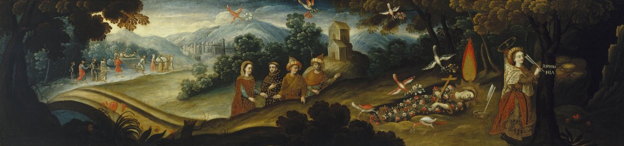 The Legend of Santa Sophronia by Diego Quispe Tito