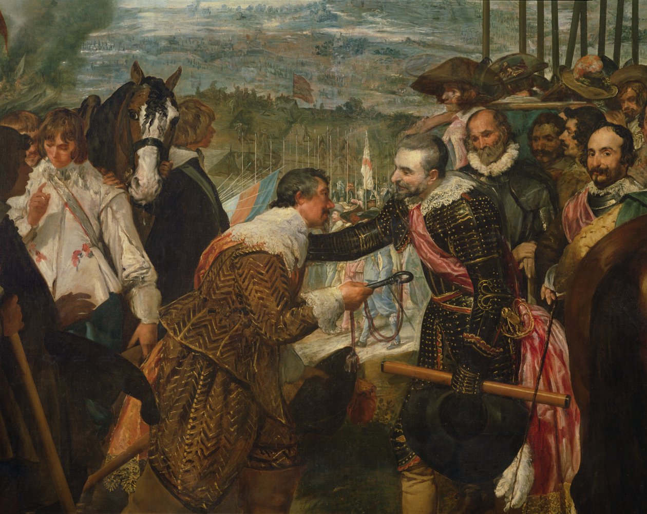 The Surrender of Breda (detail) by Diego Velázquez