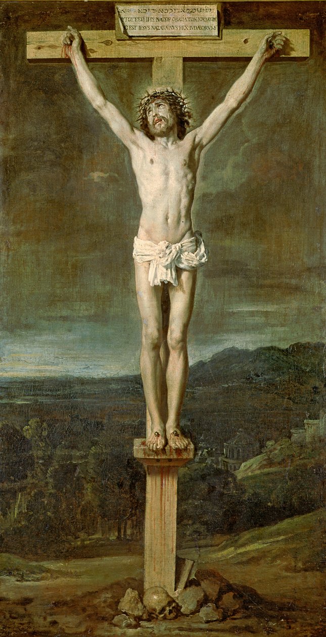 Christ Alive on the Cross at Calvary, 1631 by Diego Velázquez