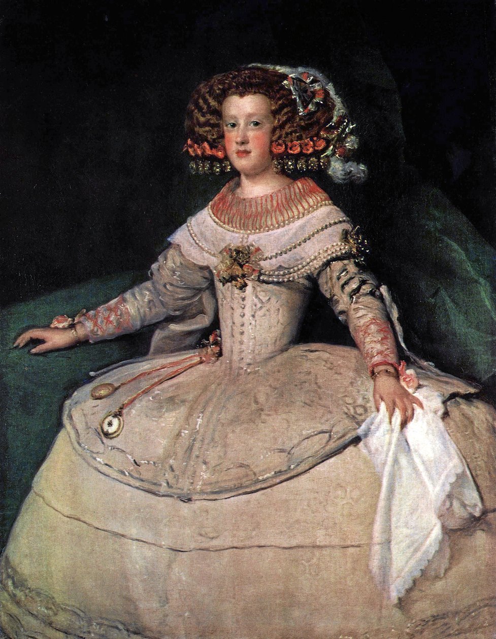 Portrait of the Infanta Maria Teresa at the Age of 14 by Diego Velázquez