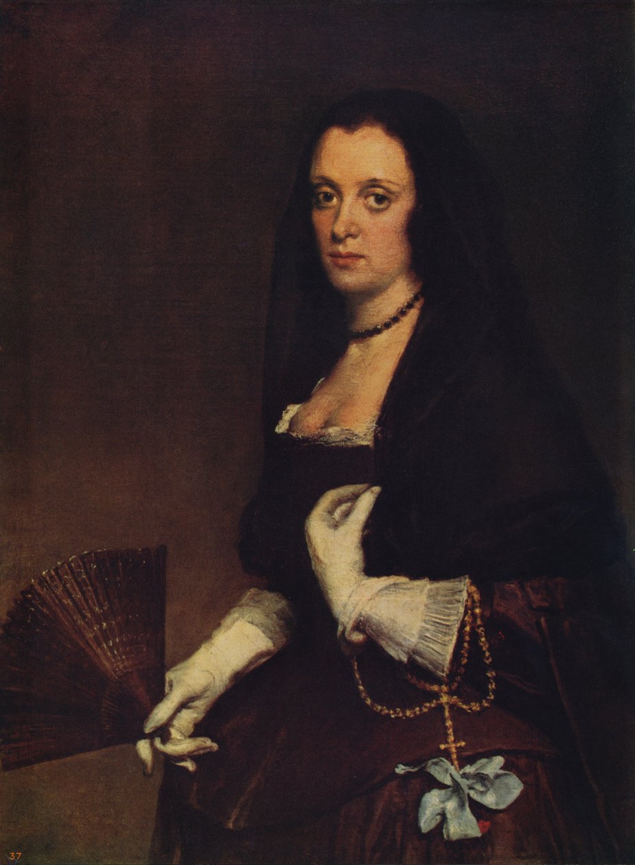 Lady with a Fan by Diego Velázquez