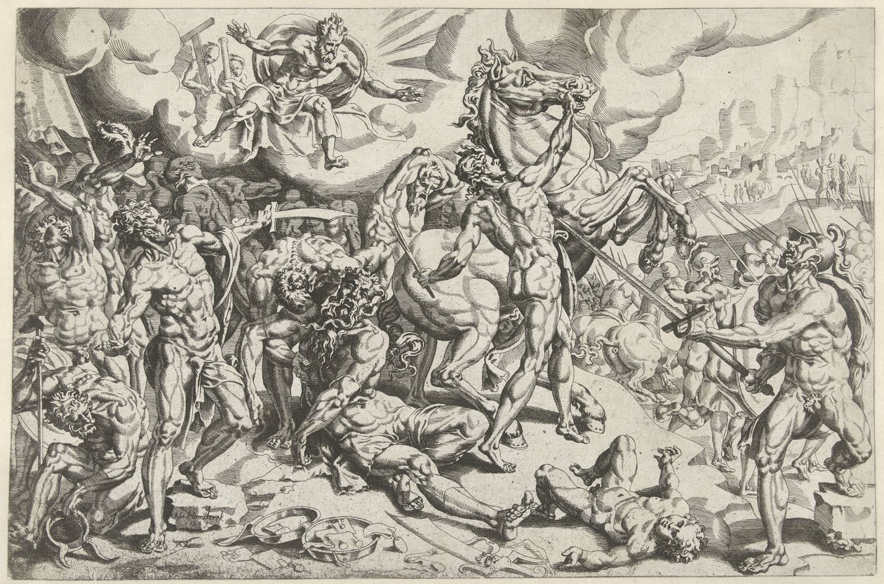 Conversion of Paul by Dirck Volckertsz. Coornhert (attributed to)