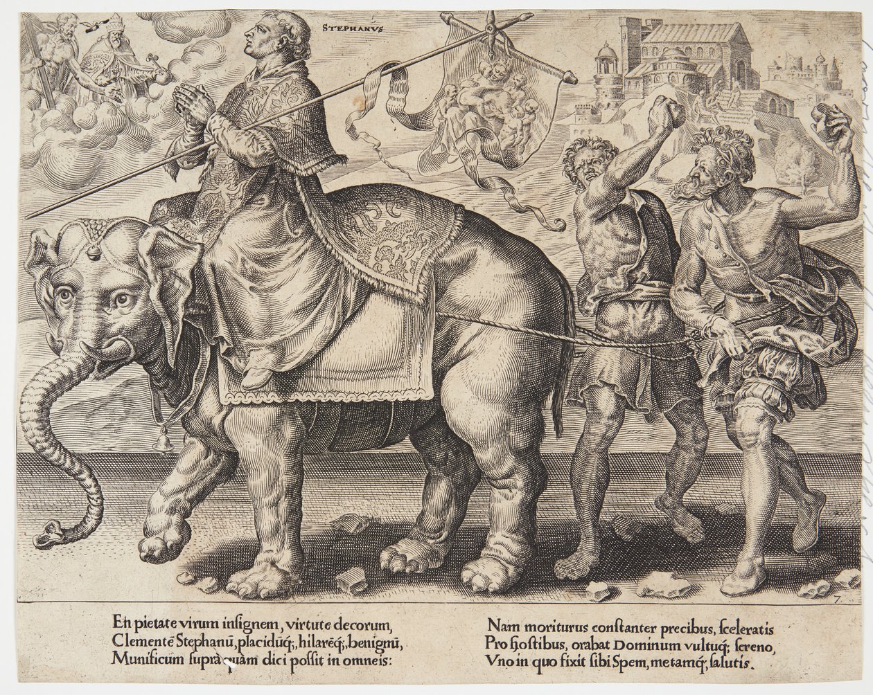 The Triumph of Stephen by Dirck Volckertsz. Coornhert