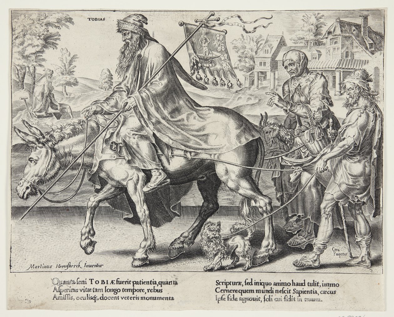 The Triumph of Tobit by Dirck Volckertsz. Coornhert