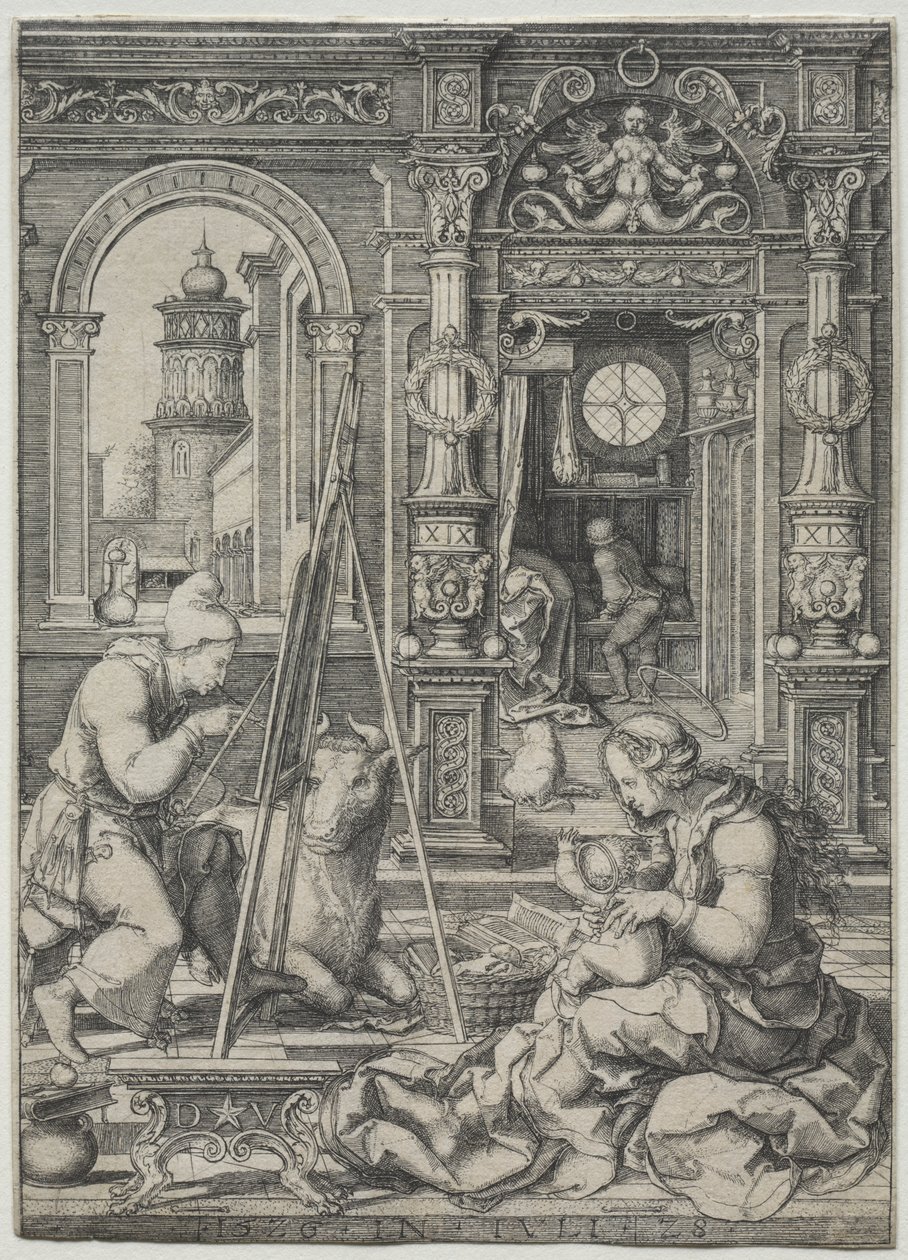 St. Luke Painting the Virgin by Dirk Vellert