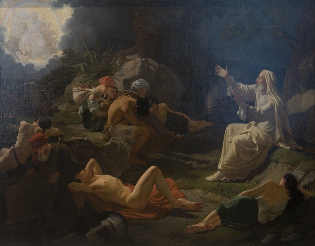 The Vision of the Prophet Ezekiel by Ditlev Blunck