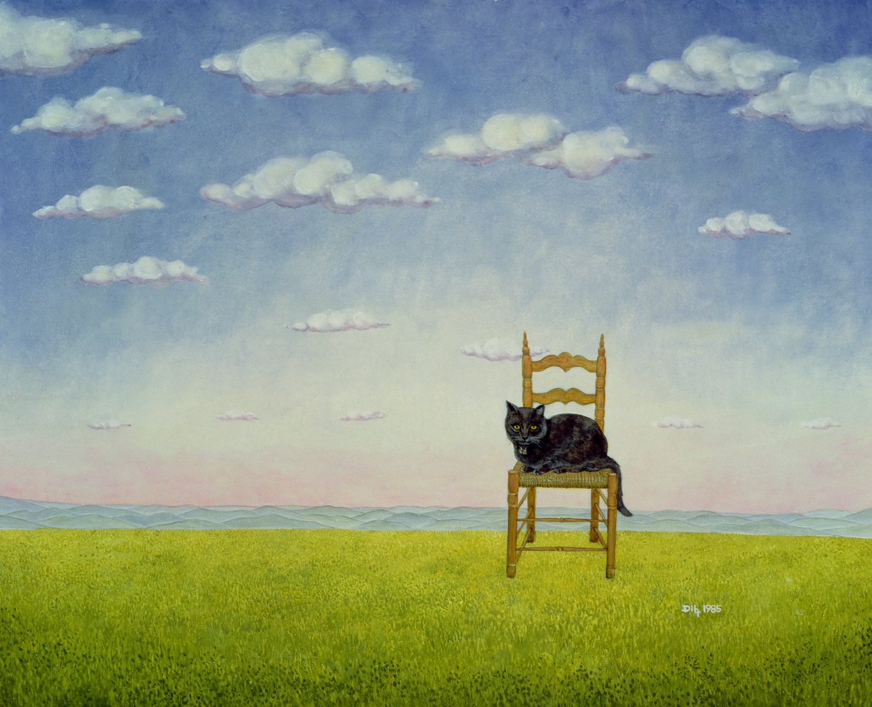 The Chair Cat by Ditz
