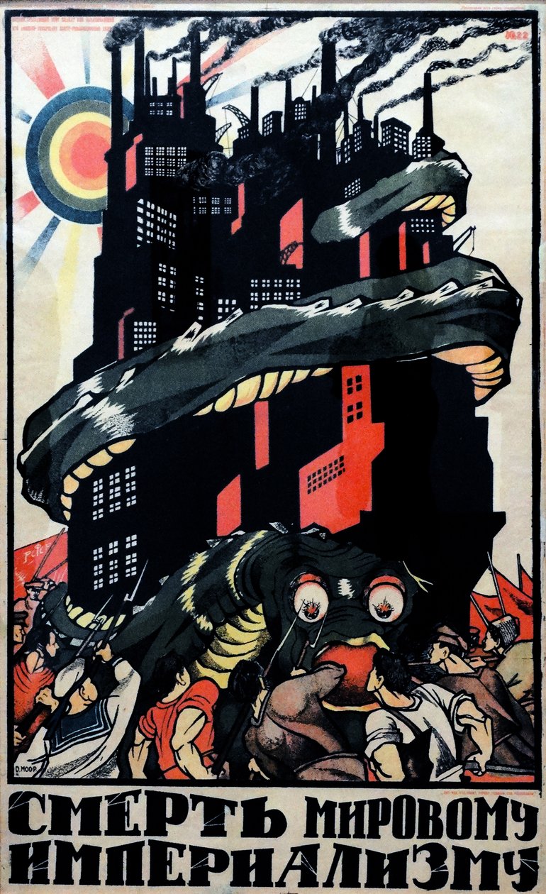 Communist Propaganda Poster by Dmitry  Moor