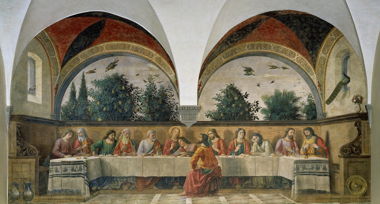 The Last Supper, 1480 by Domenico Ghirlandaio