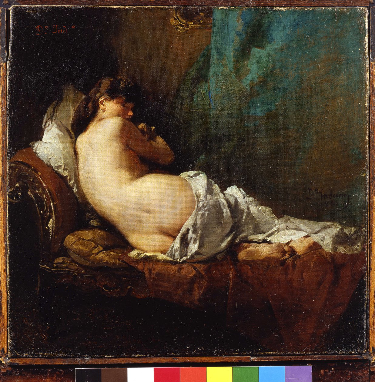 Nude from the Back by Domenico Induno