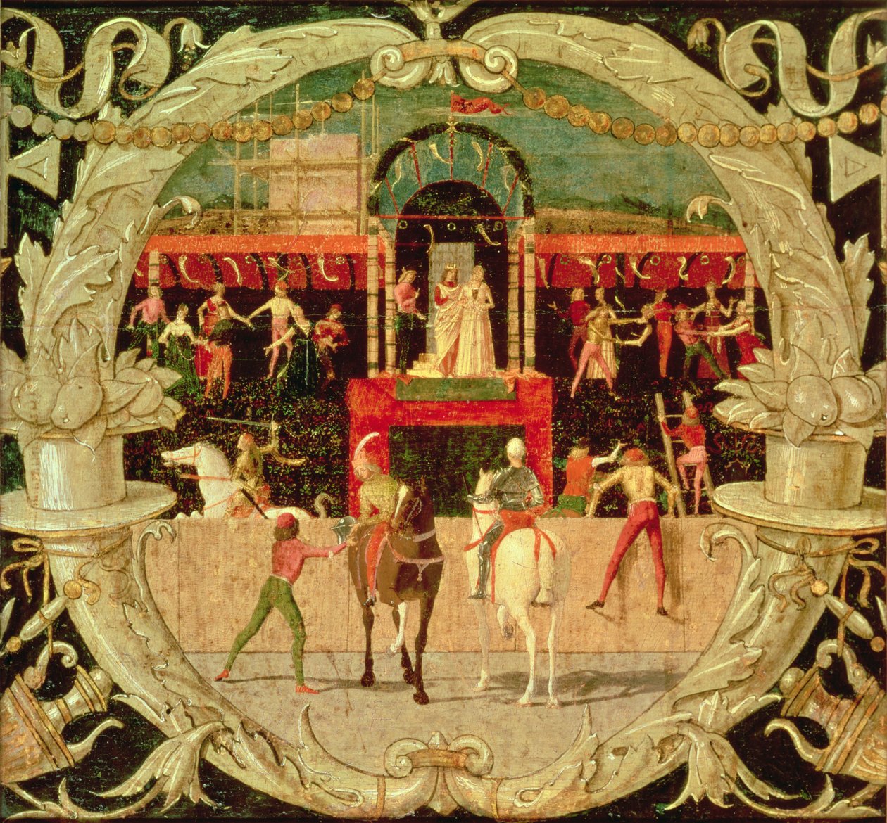 The Rape of the Sabines (after the signal) c.1490 by Domenico Morone