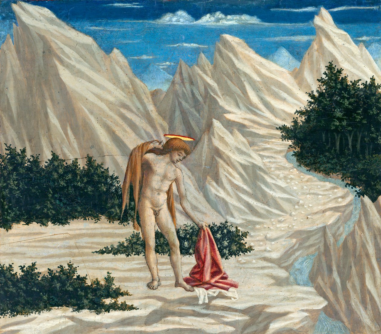 St. John in the Desert, c.1445-50 by Domenico Veneziano