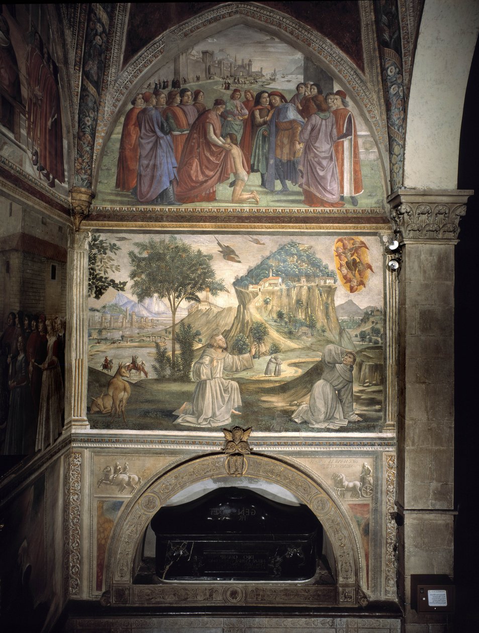 Funeral of St. Francis by Domenico Ghirlandaio