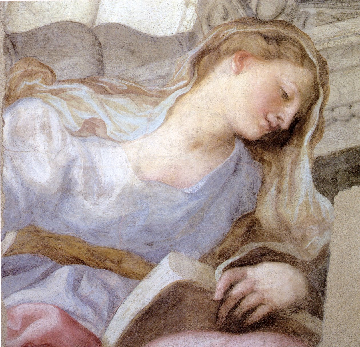 Personification of Virtue by Domenico I Piola