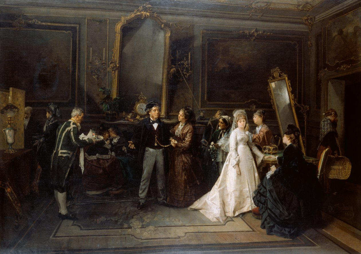Marriage Went Up in Smoke by Domenico Induno
