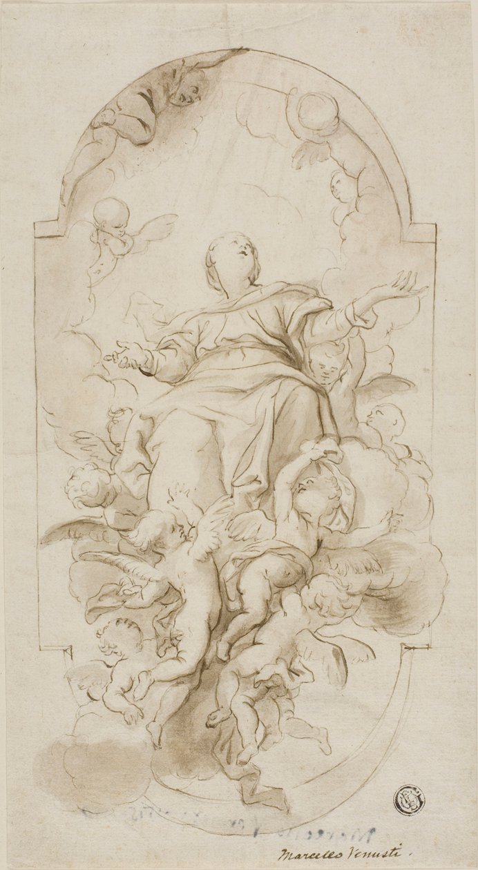 Assumption of the Virgin by Domenico Piola