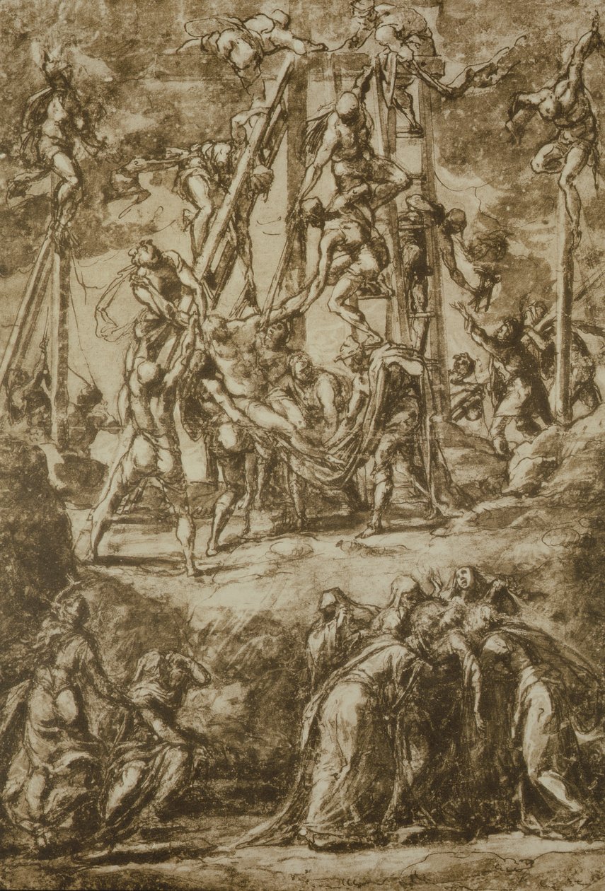 Study for the Deposition by Domenico Robusti Tintoretto