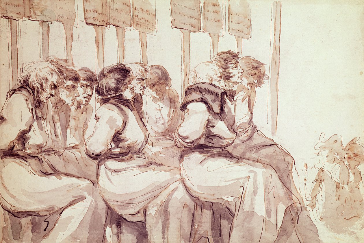 Members of the Revolutionary Committee of the Red Bonnet Faction by Dominique Vivant Denon