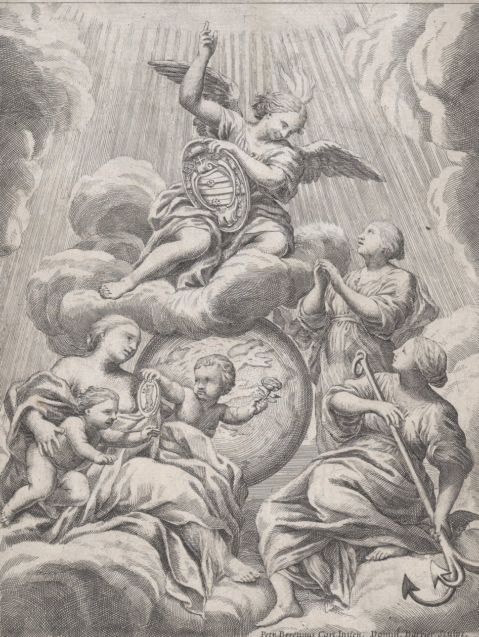 Faith, Hope, and Charity, 1630-78 by Dominique Barriere