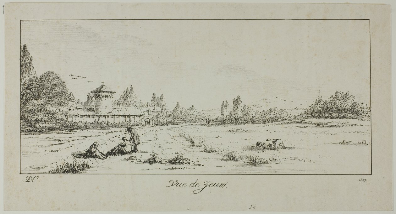 View of Jeurs by Dominique Vivant Denon