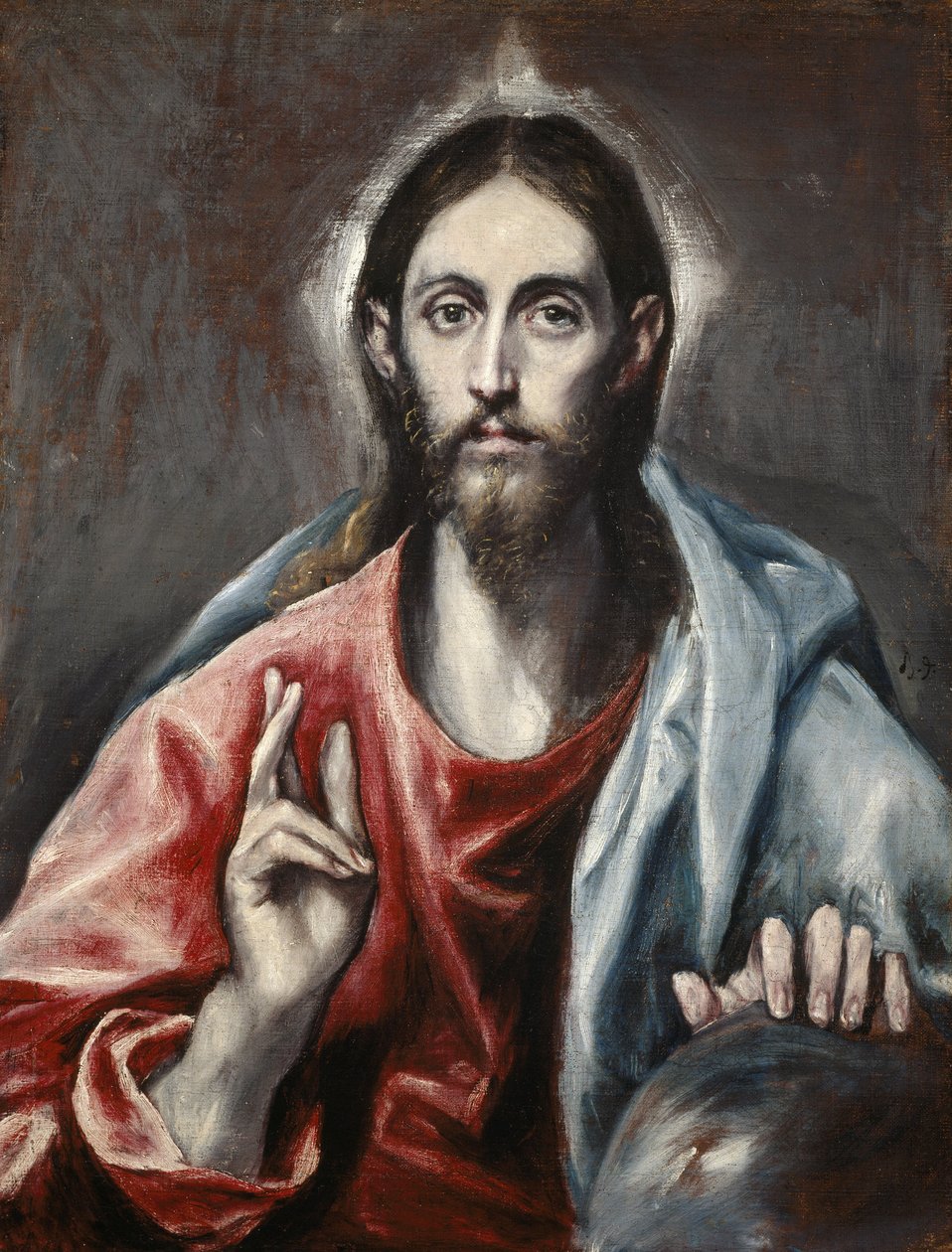 Christ Blessing (The Saviour of the World) by El Greco