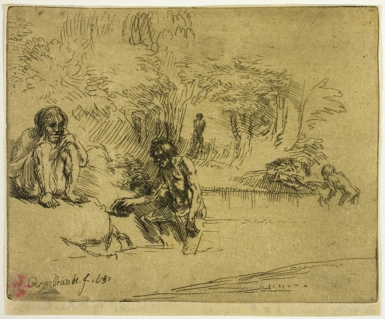 The Bathers by Donald Shaw MacLaughlan