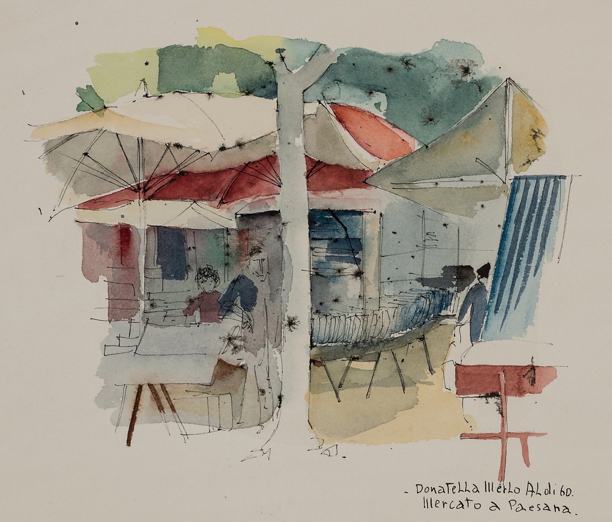 Market in Paesana by Donatella Merlo