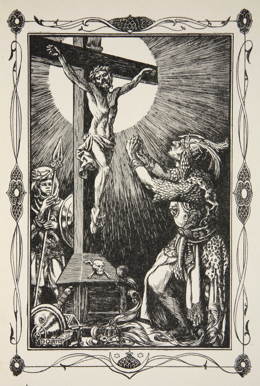 The Conversion of Sir Palamides (Illustration from 