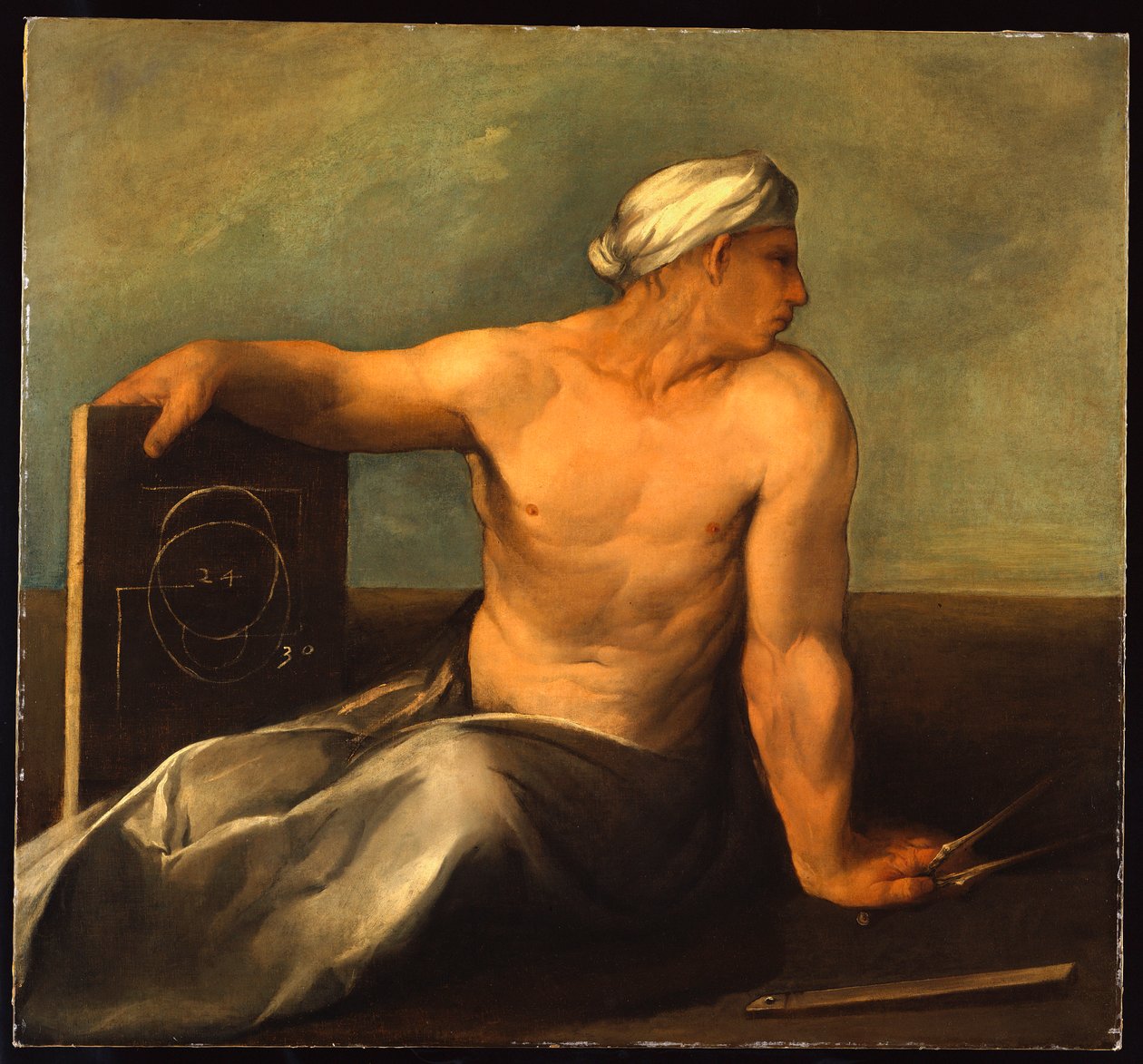 A Personification of Geometry by Dosso Dossi