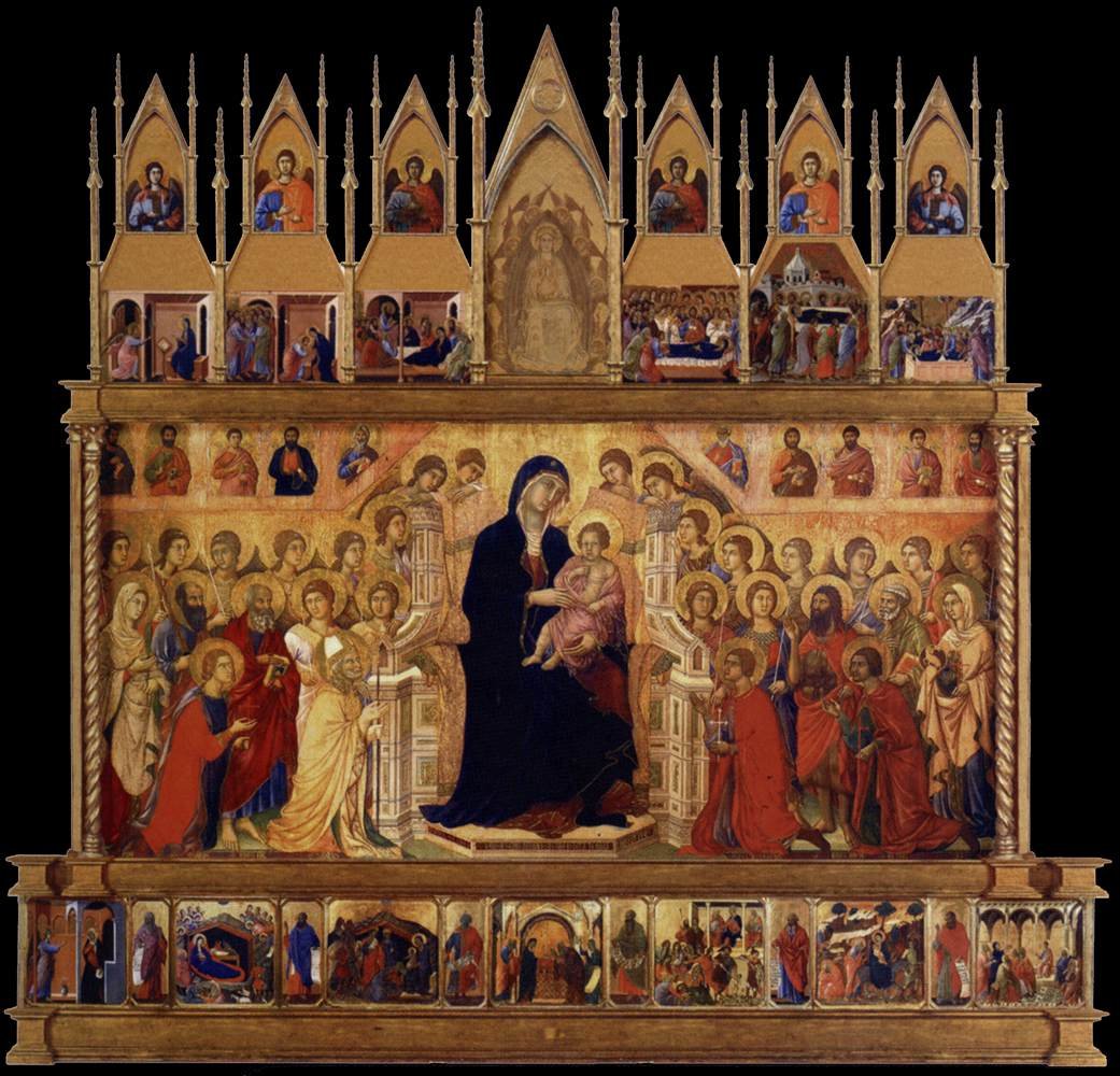 Conjectural Reconstruction of the Maestà by Duccio di Buoninsegna