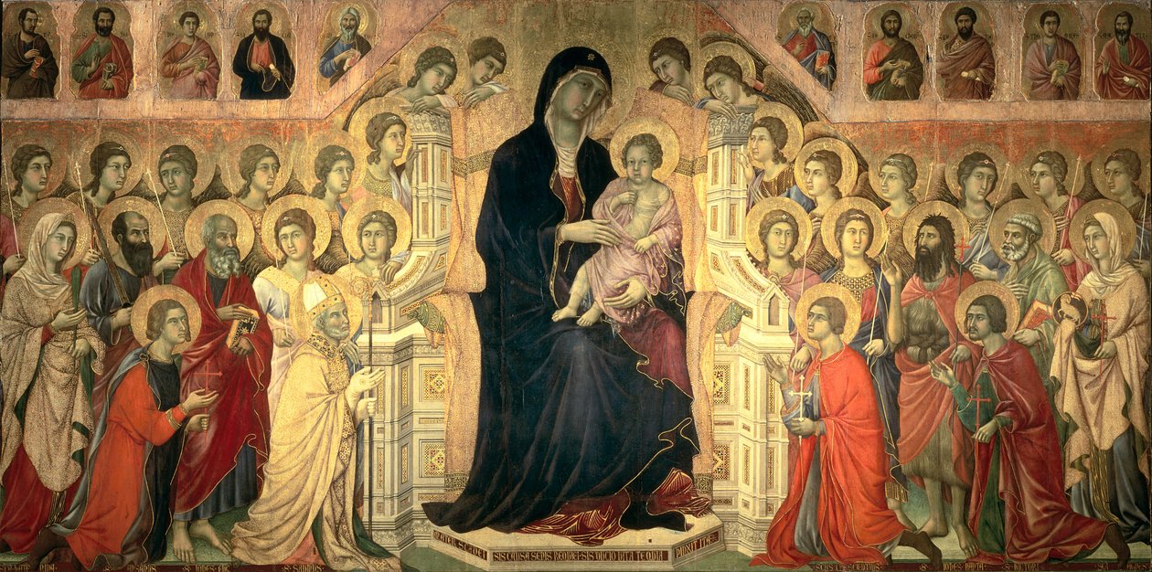 The Maesta, 1308-11 by Duccio di Buoninsegna