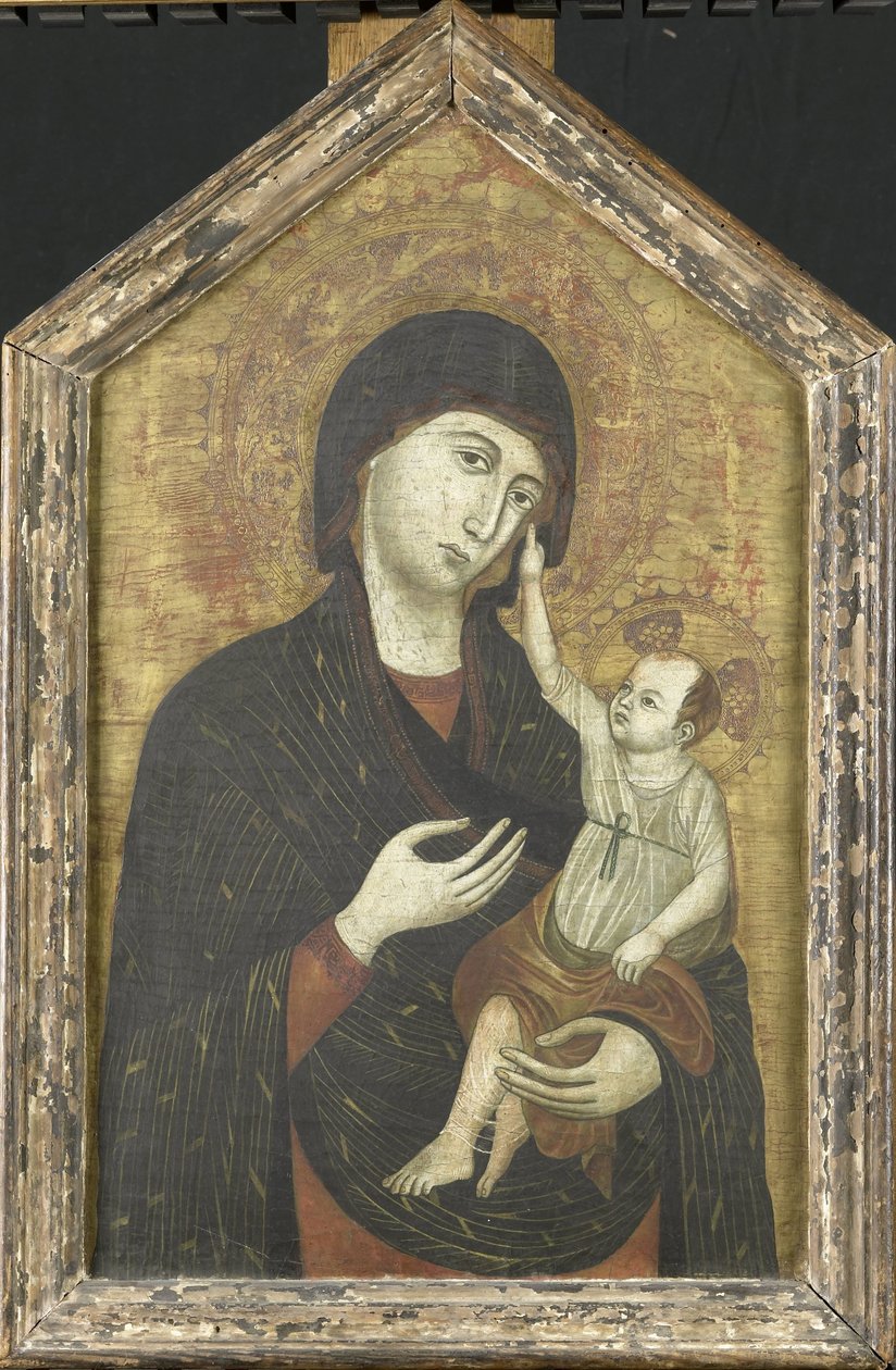 Mary with Child by Duccio di Buoninsigna (copy after)