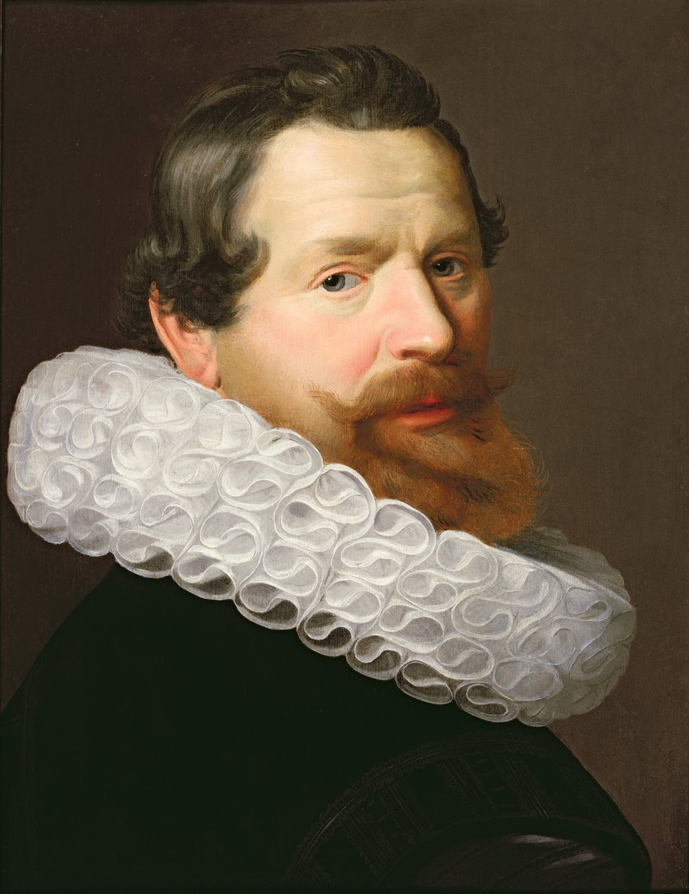 Portrait of a Man Wearing a Ruff by Dutch School