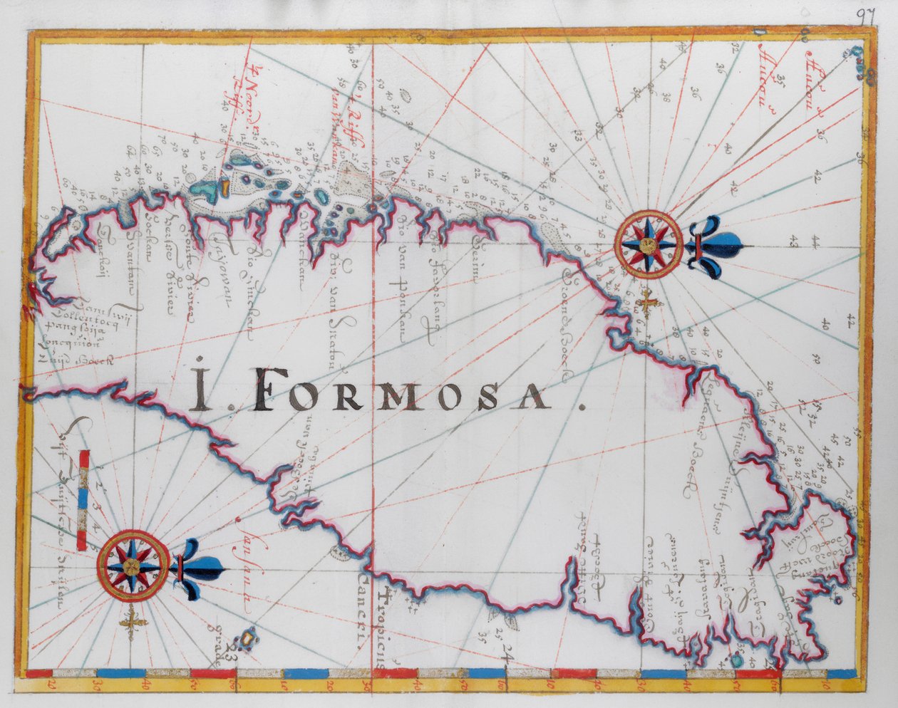 Island of Formosa (Taiwan) by Dutch School