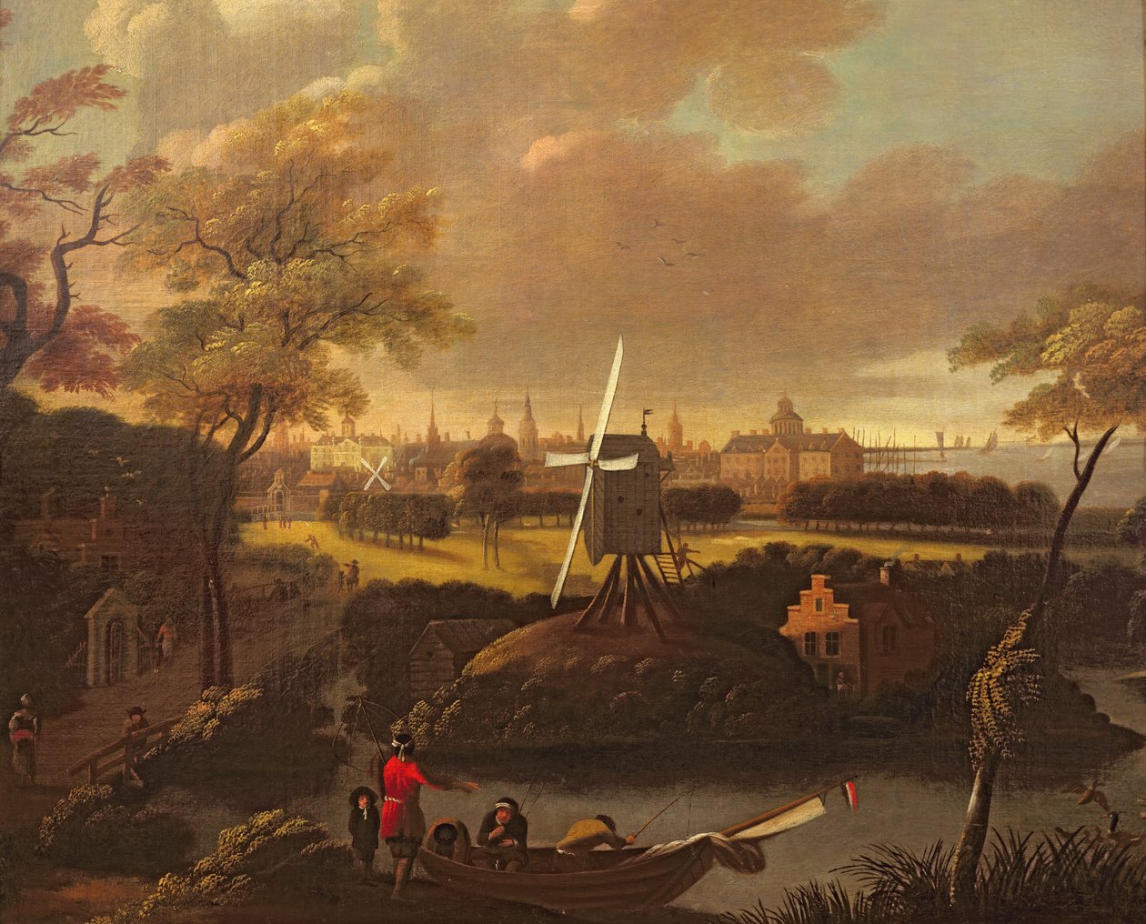 View of New York by Dutch School