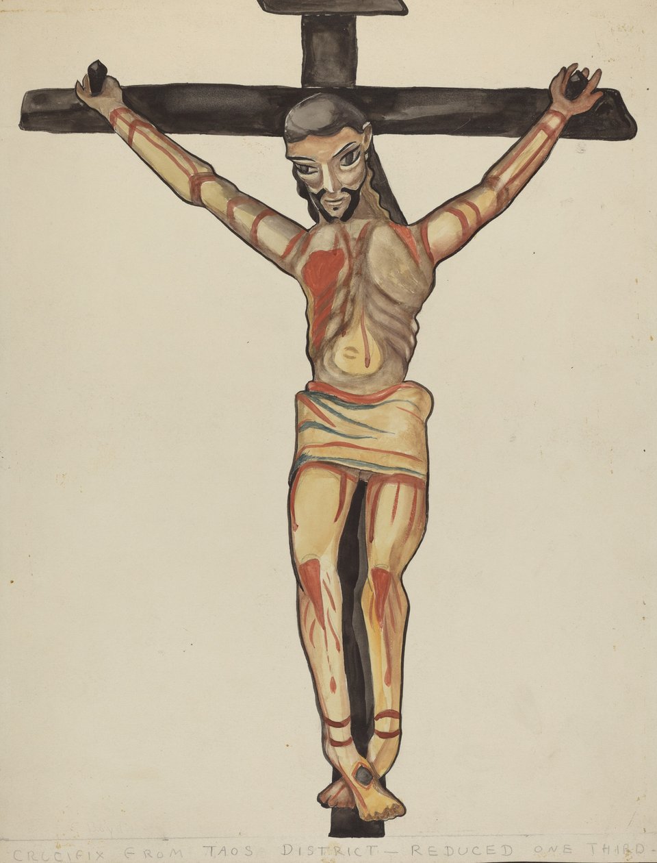 Crucifix, from Vicinity of Taos by E. Boyd