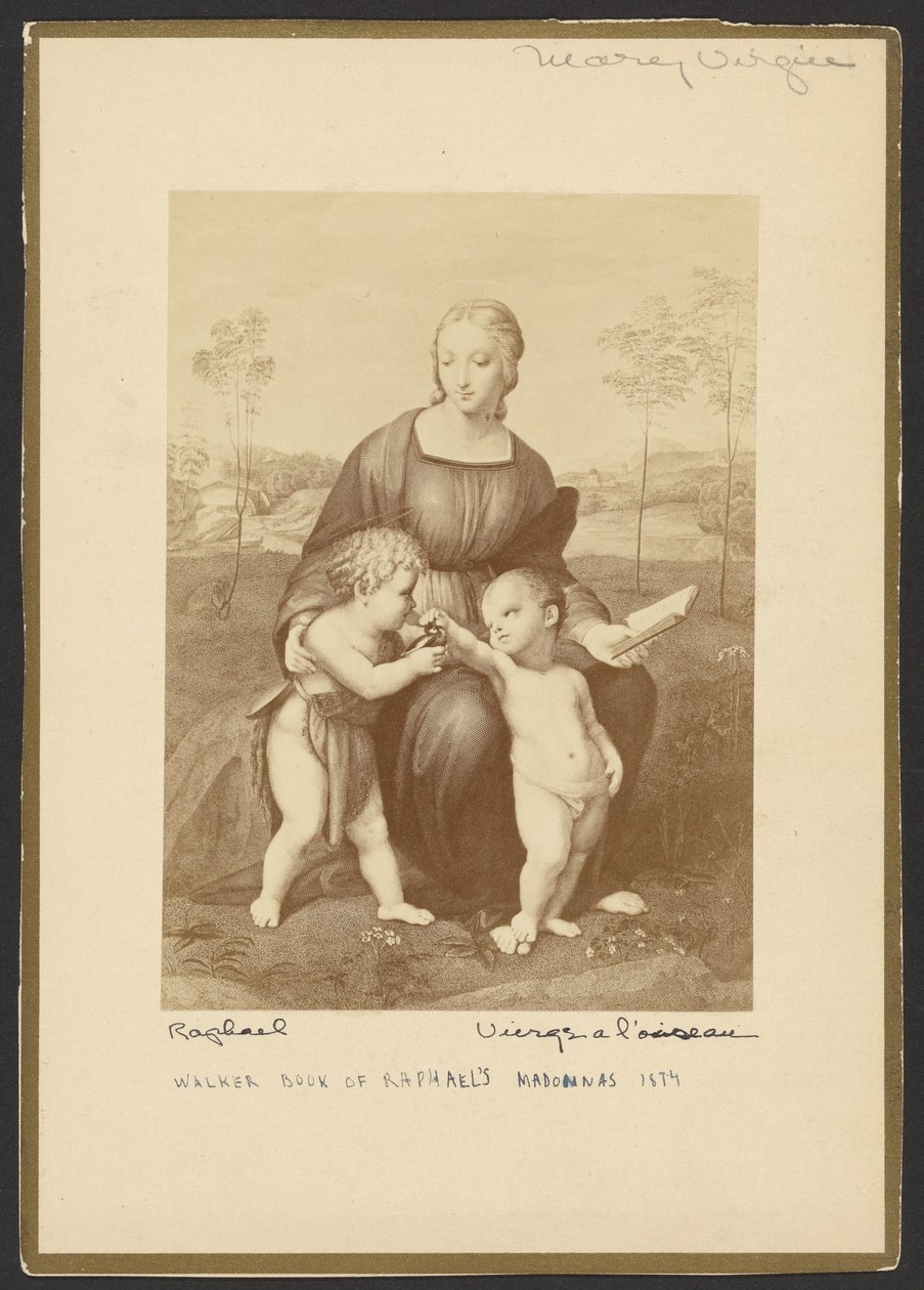 Virgin with the Bird by E. Hufnagel