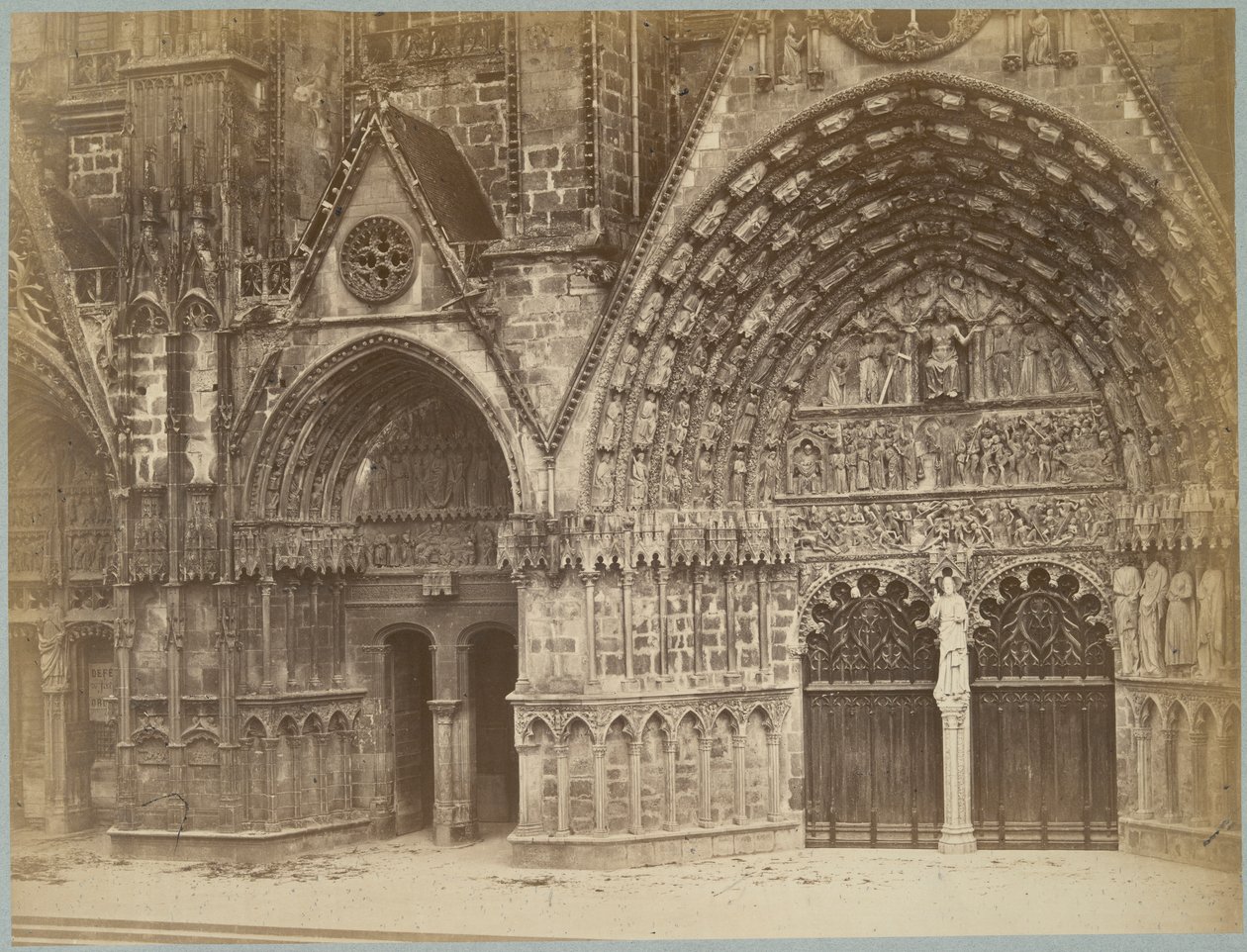 West Door, Bourges by E. Quetier