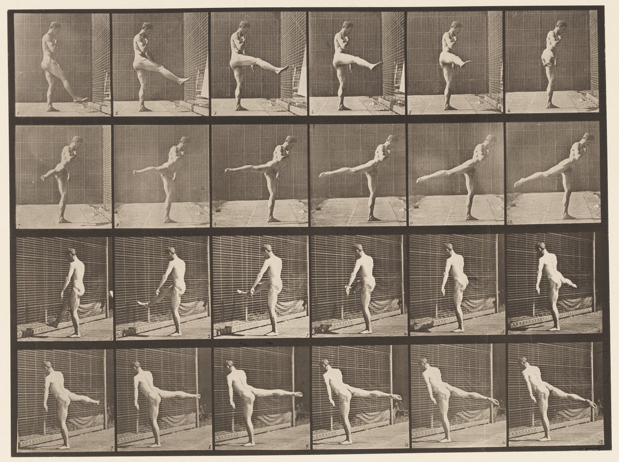 Plate 370. First Ballet Action by Eadweard Muybridge