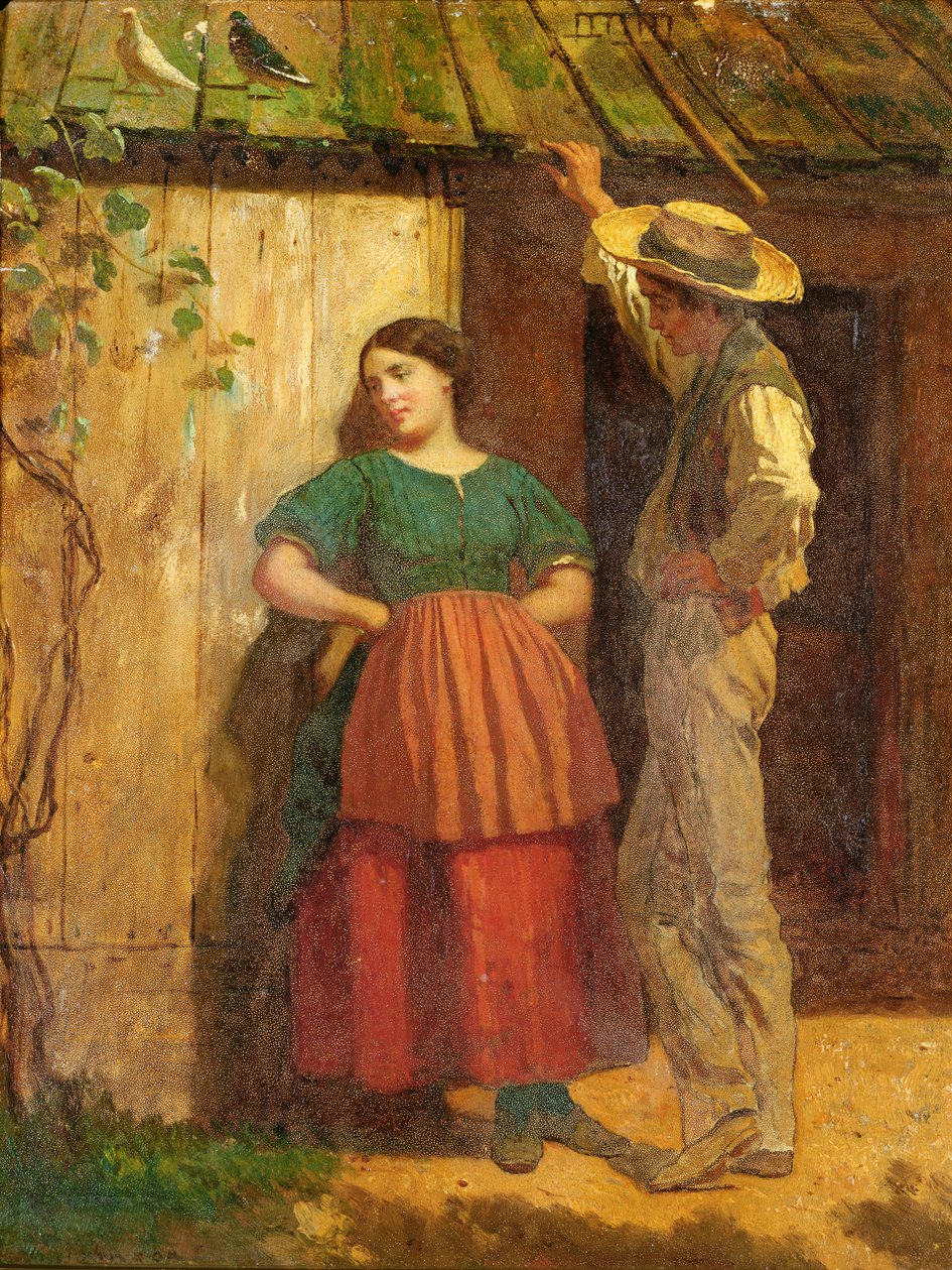 Rustic Courtship by Eastman Johnson