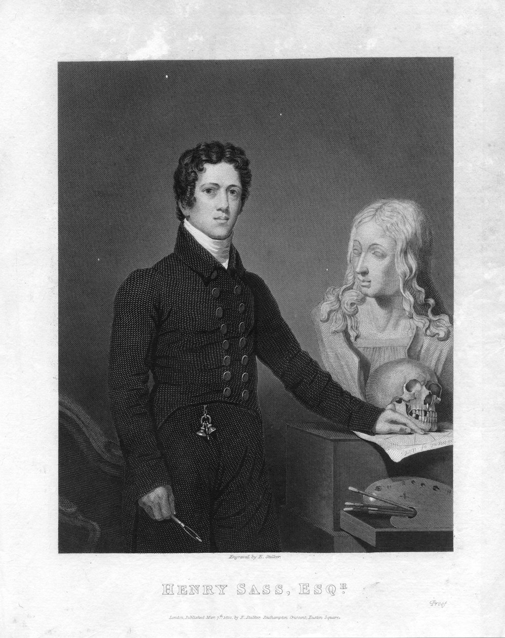 engraved portrait by Ebenezer Stalker