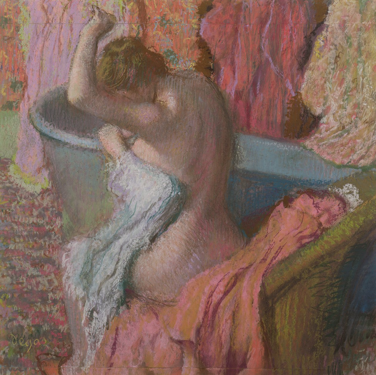 Bather by Edgar Degas