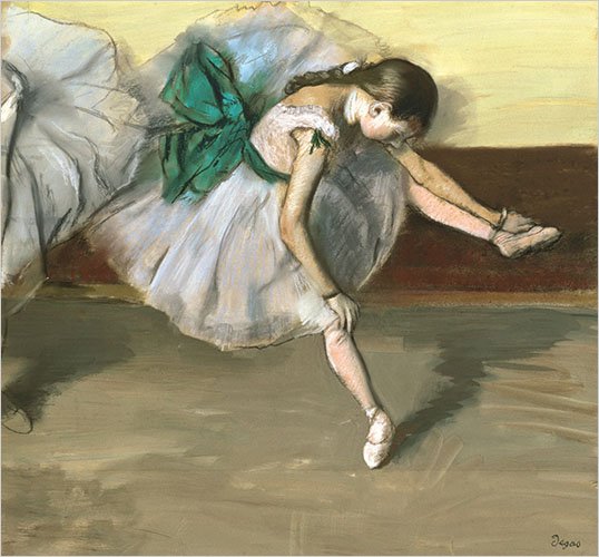 Dancer in Repose by Edgar Degas