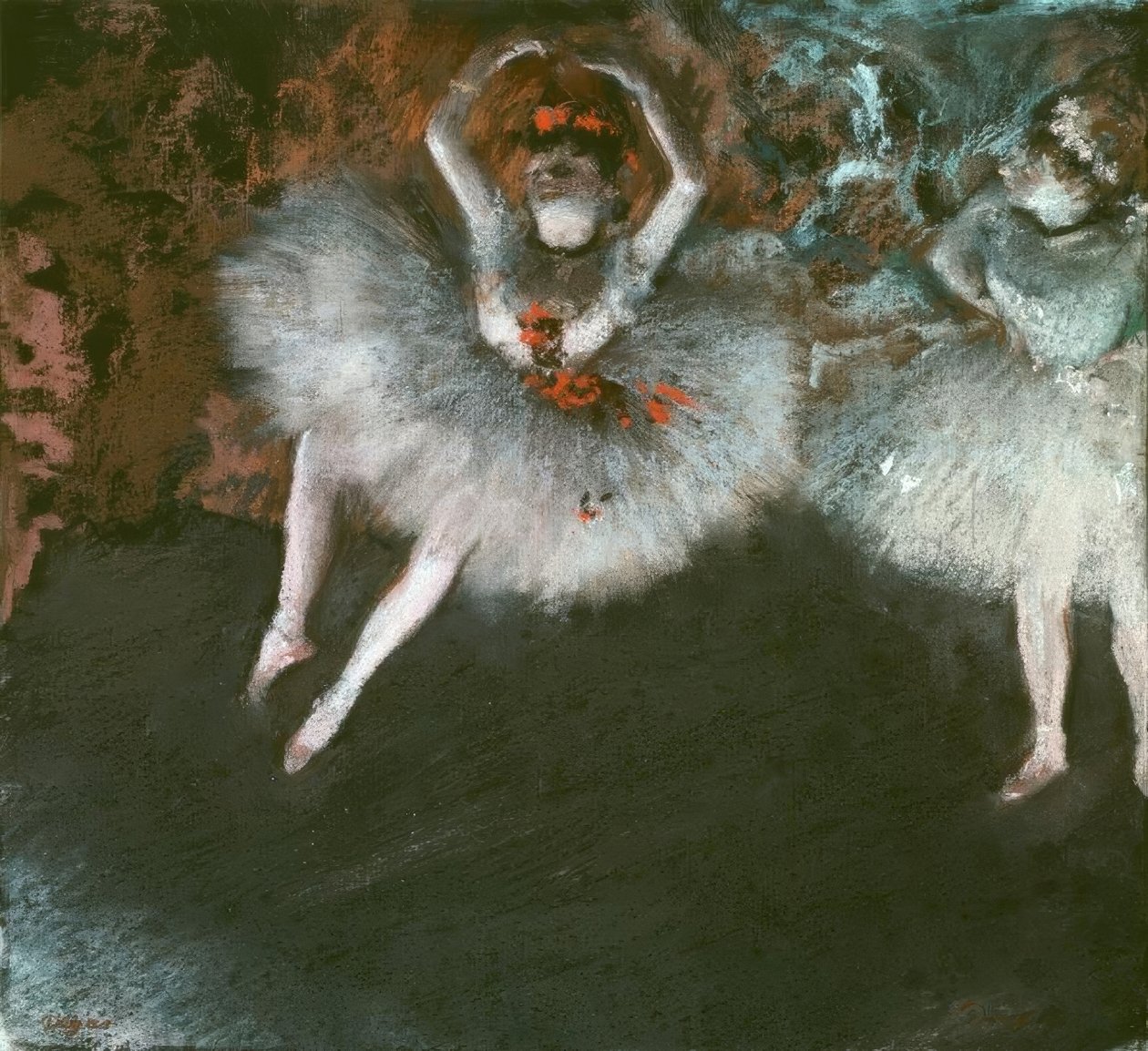 The Beaten Path by Edgar Degas
