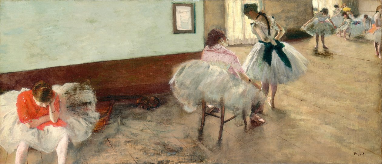 The Dance Lesson, c.1879 by Edgar Degas