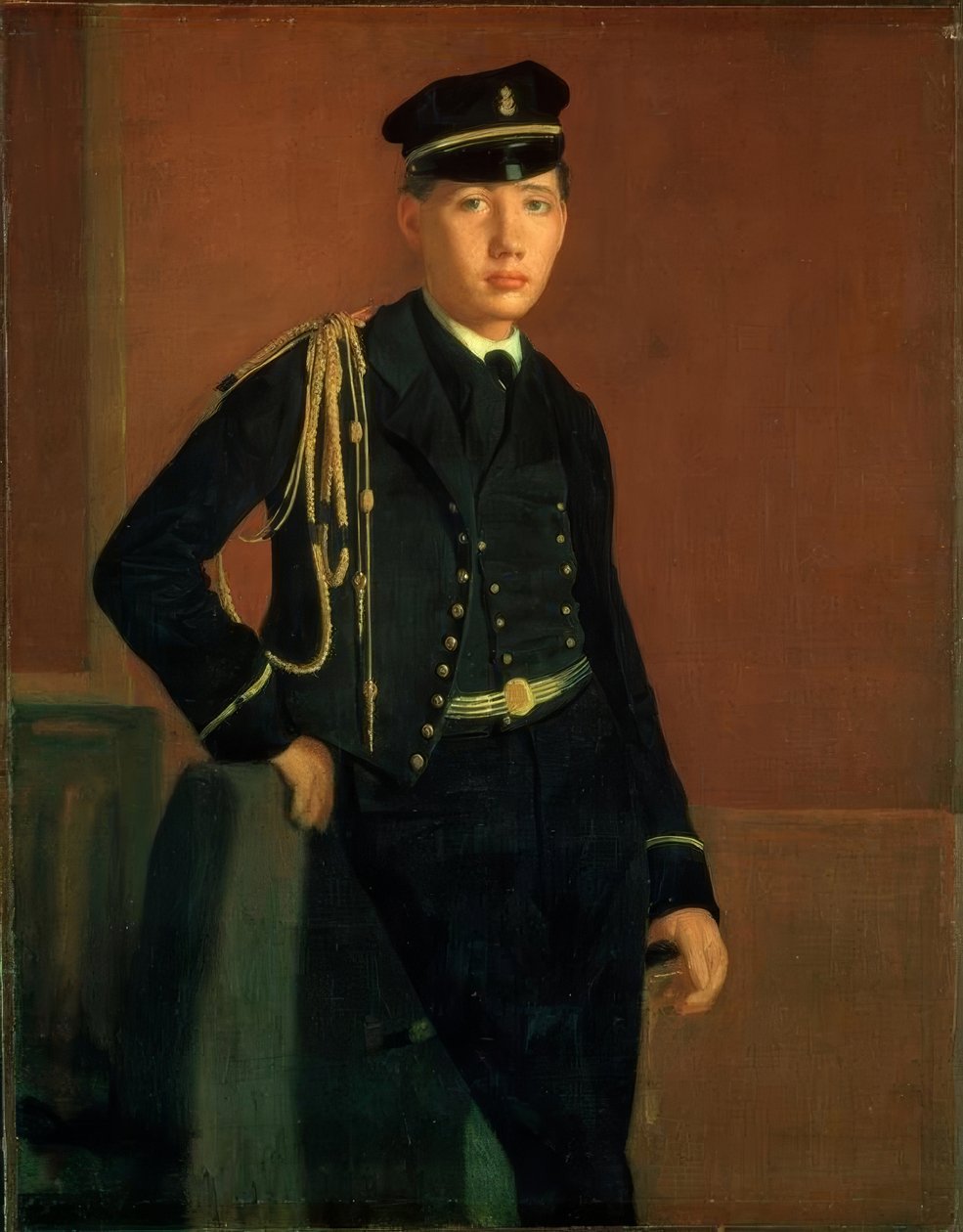 Achille de Gas in Midshipman Uniform by Edgar Degas